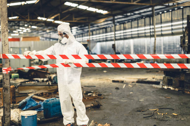 Professional Biohazard technician working in Taft, CA